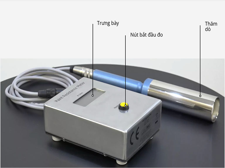 Máy đo điện trở suất cho lớp phủ PRM